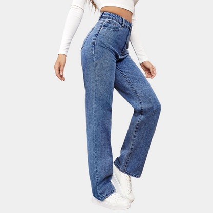 Dames Spijkerbroek Hoge Taille Trendy Pasvorm