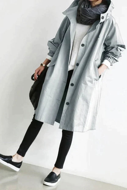 Dames Trenchcoat Lente - Waterdicht en Stijlvol