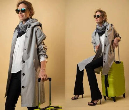 Dames Trenchcoat Lente - Waterdicht en Stijlvol