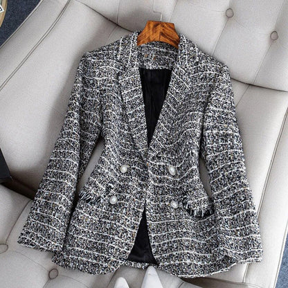 Damesblazer - Elegant en Veelzijdig Tweed