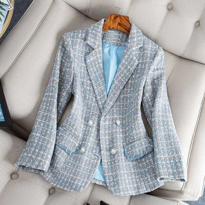 Damesblazer - Elegant en Veelzijdig Tweed