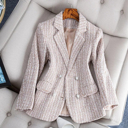 Damesblazer - Elegant en Veelzijdig Tweed