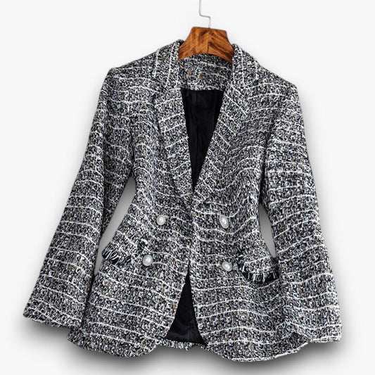 Damesblazer - Elegant en Veelzijdig Tweed