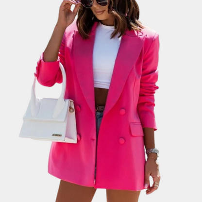 Damesblazer met Knoopdetails en Voorzakken