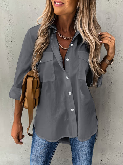 Damesblouse Elora met Knoopjes