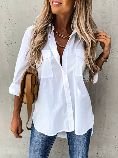 Damesblouse Elora met Knoopjes