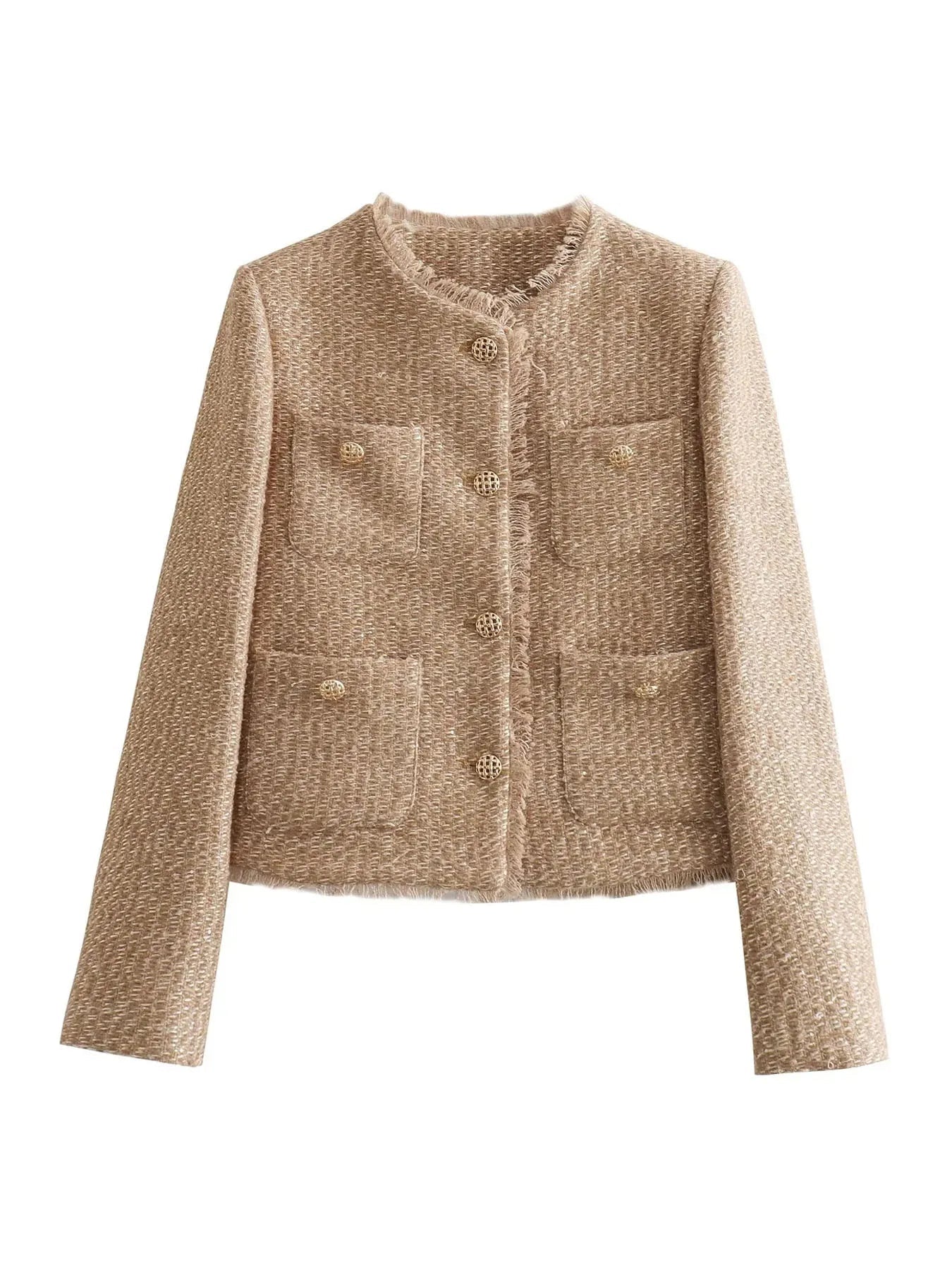 Damesvest Nilda met Knoopsluiting en Zakken