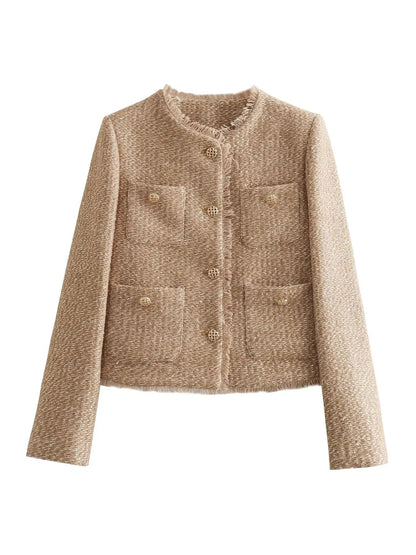 Damesvest Nilda met Knoopsluiting en Zakken