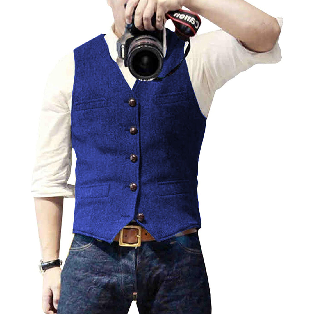 Denim Gilet Heren - Stijlvol en Comfortabel