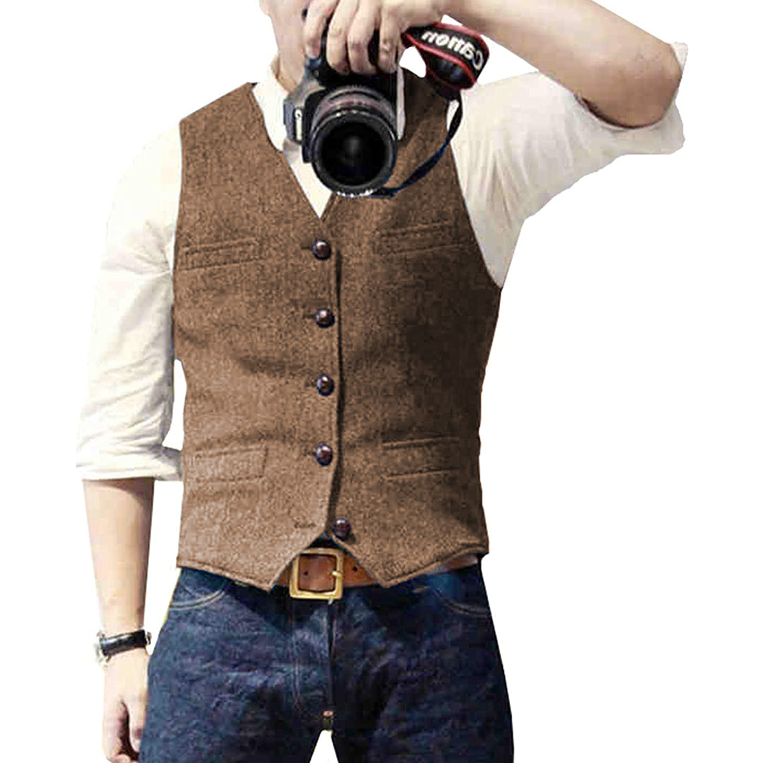 Denim Gilet Heren - Stijlvol en Comfortabel
