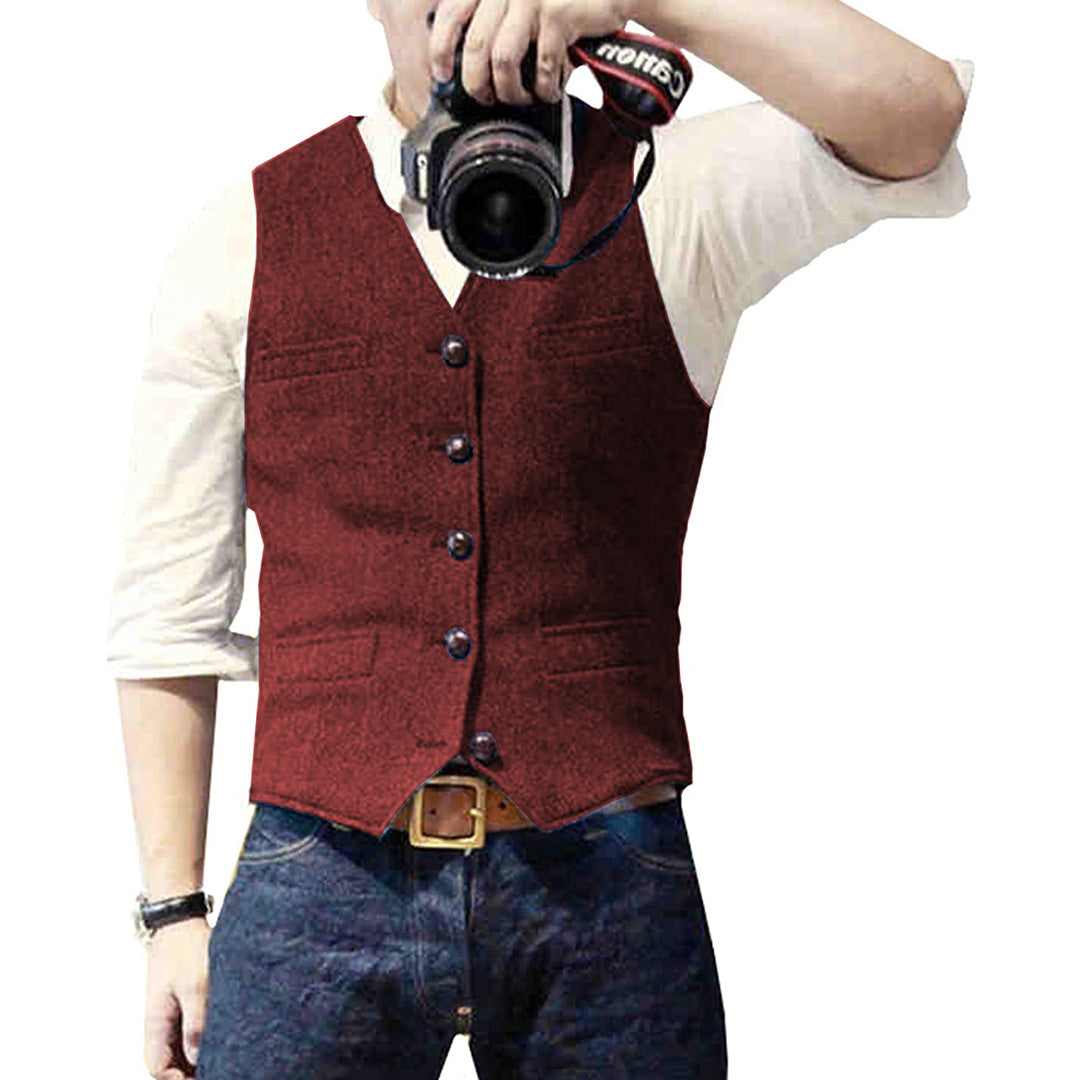 Denim Gilet Heren - Stijlvol en Comfortabel