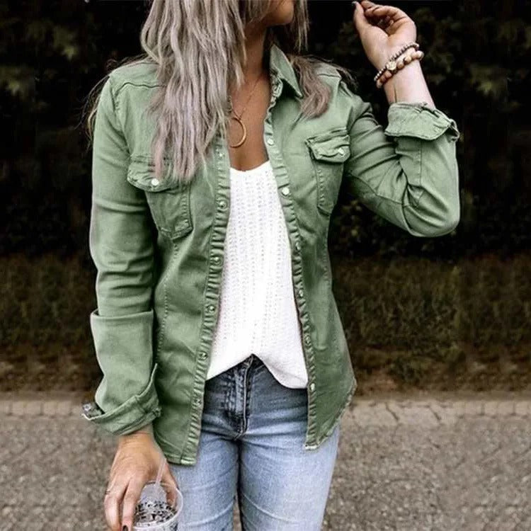 Denim Zomerjas Dames - Stijlvolle Sophia