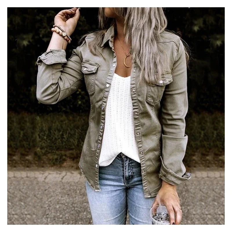 Denim Zomerjas Dames - Stijlvolle Sophia