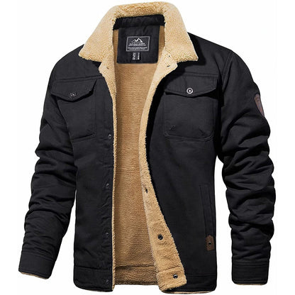 Derek - Heren Vintage Bomberjack met Voering