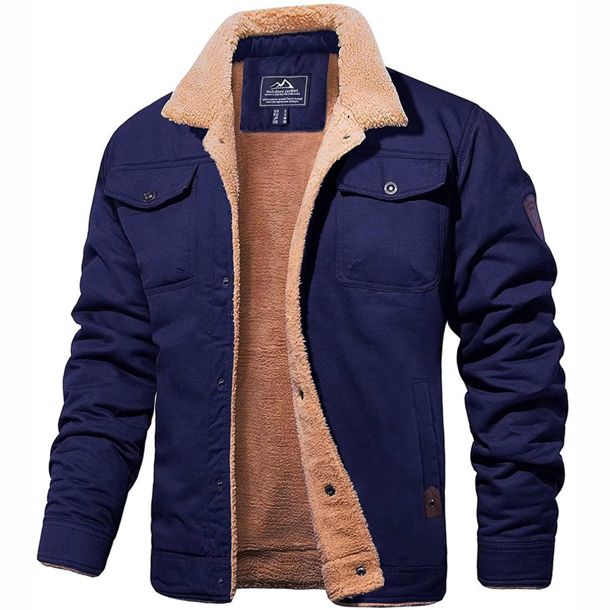 Derek - Heren Vintage Bomberjack met Voering