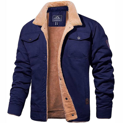 Derek - Heren Vintage Bomberjack met Voering