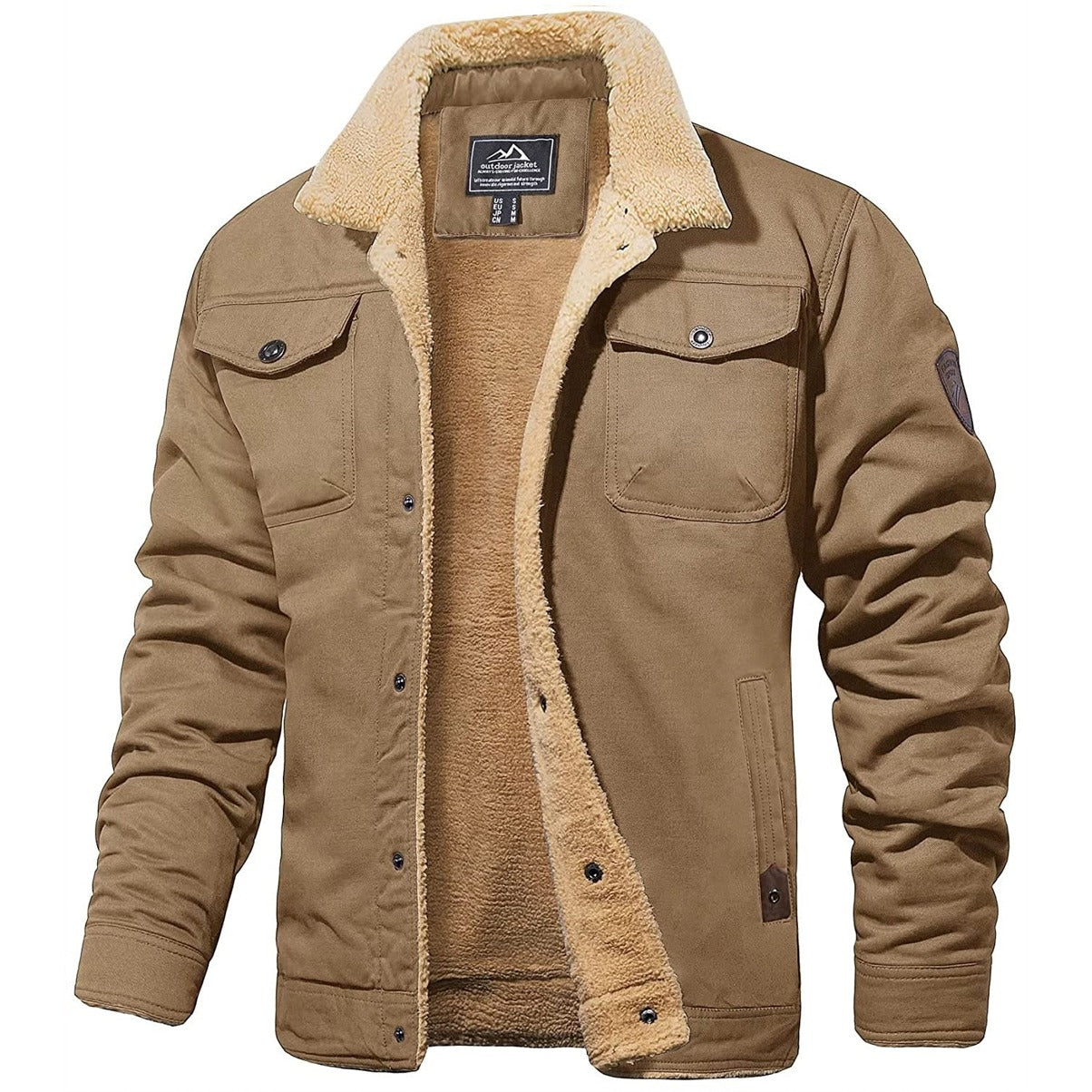 Derek - Heren Vintage Bomberjack met Voering