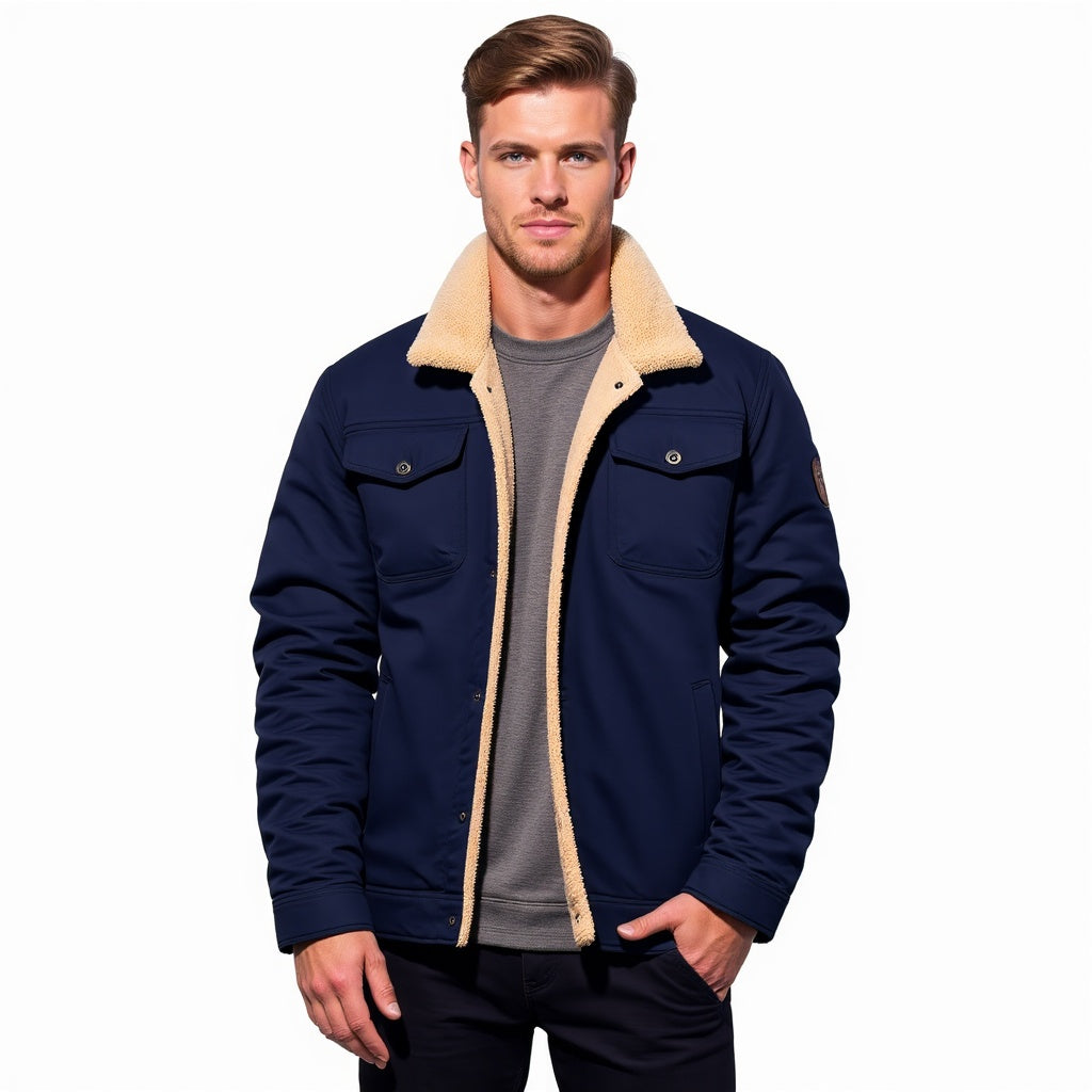Derek - Heren Vintage Bomberjack met Voering
