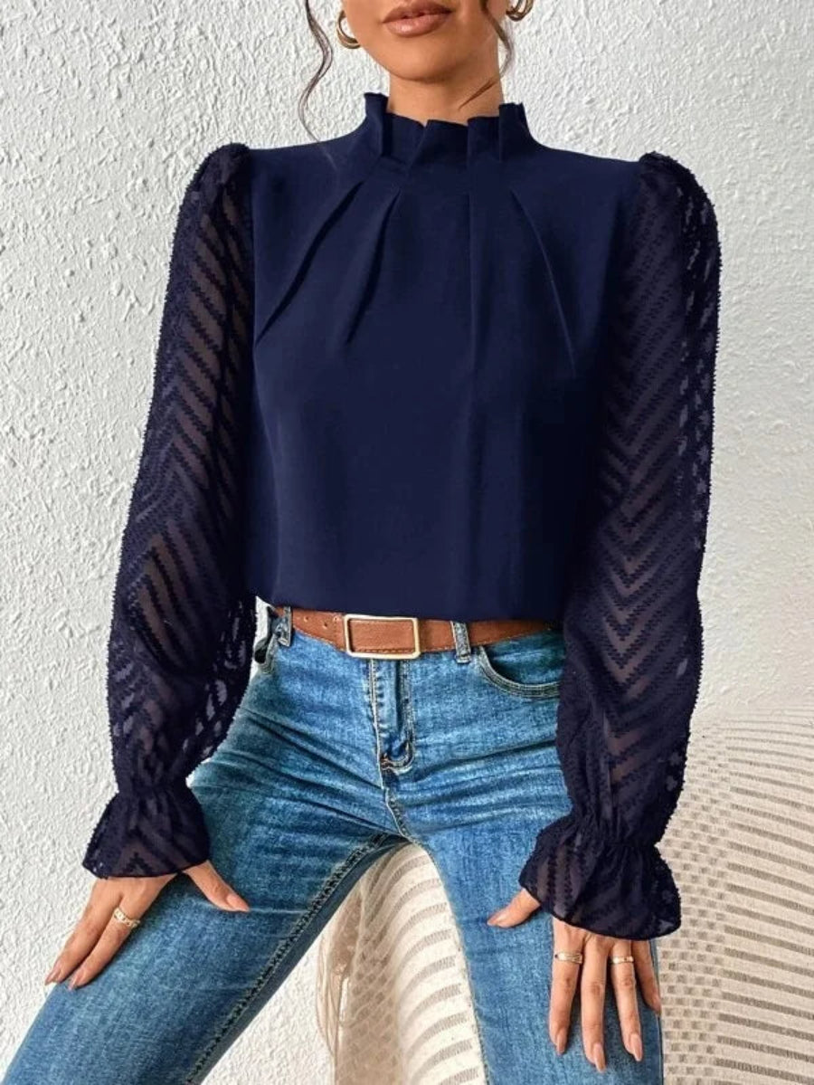Diane - Elegante Dames Top met Lange Mouwen
