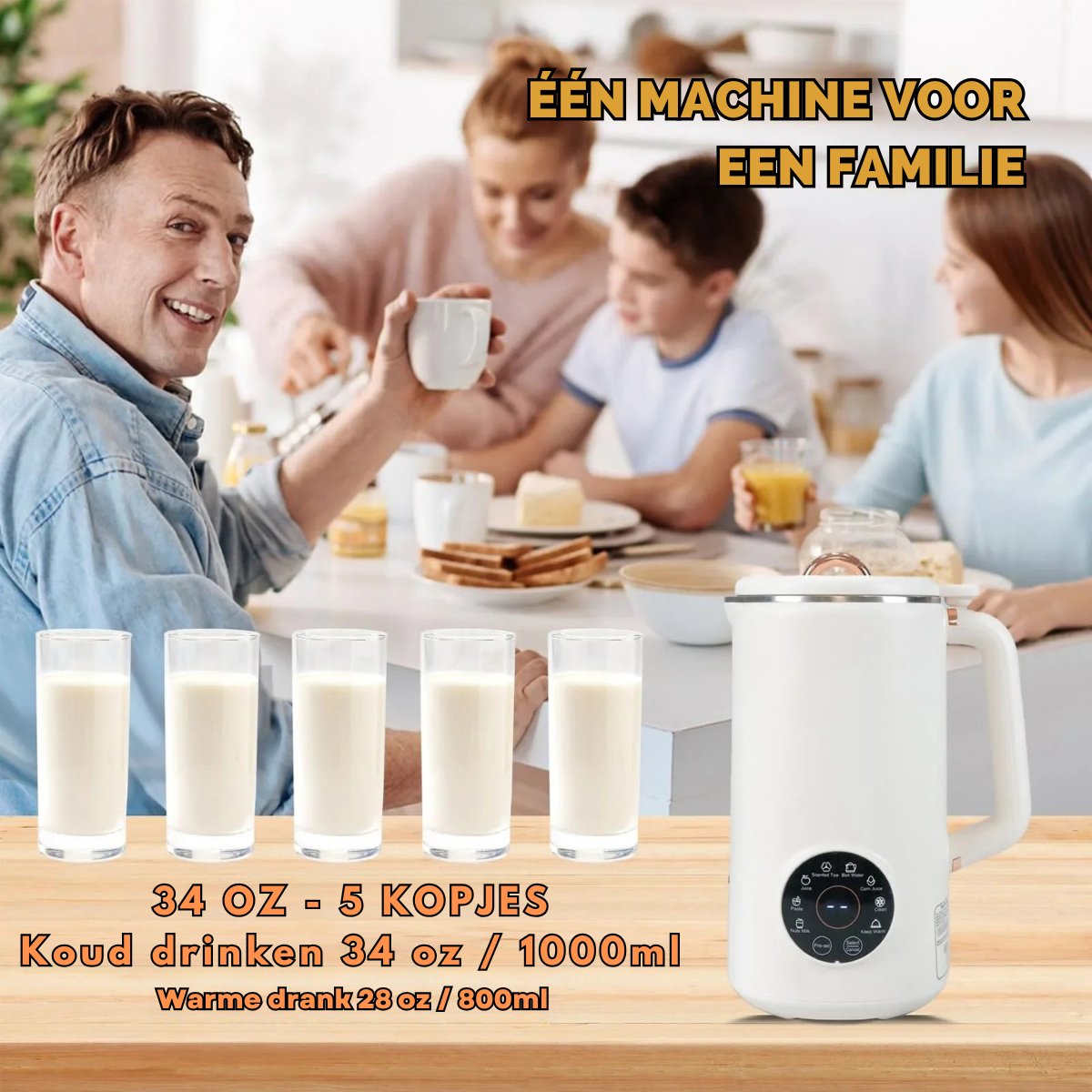 DietMix 8-in-1 Plantaardige Melkmaker