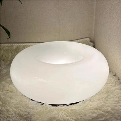 Dimbare LED Donut Tafel- en Wandlamp - Glas Sfeer