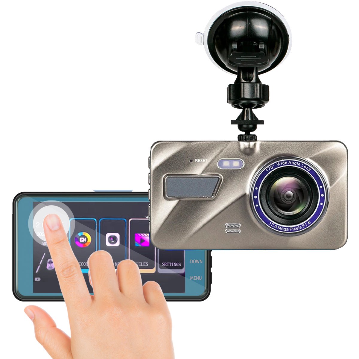 Draadloze Dashcam Voor Achtercamera Nachtzicht 1080P