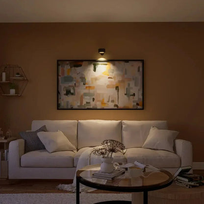 Draadloze Dimbare Wandlamp Claudine - Metaal 360° Rotatie