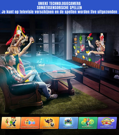 Draadloze Dubbele Dansmat voor TV en PC