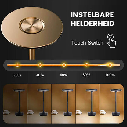 Draadloze LuminLight LED Tafellamp Dimbaar
