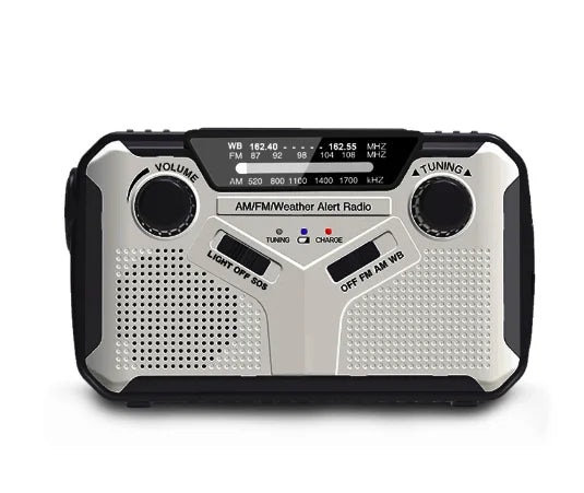 Draagbare Solar Dynamo Noodradio met Powerbank