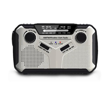 Draagbare Solar Dynamo Noodradio met Powerbank