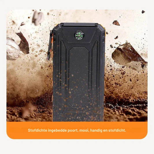 Draagbare Zonne-Energie Powerbank met Snellader