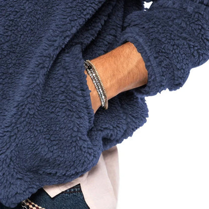 Dubbelzijdig Heren Fleece Jack met Stijl