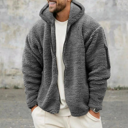 Dubbelzijdig Heren Fleece Jack met Stijl