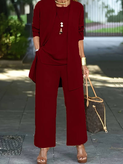Ednalyn – Trendy Driedelige Damesoutfit Set