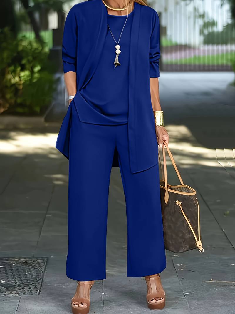 Ednalyn – Trendy Driedelige Damesoutfit Set