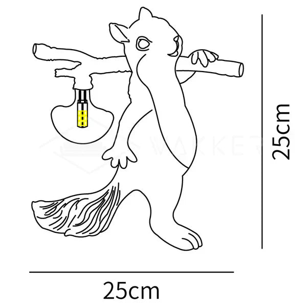 Eekhoorn Lamp voor Speelse Verlichting
