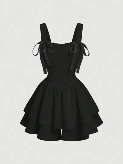 Effen Jurk met Taille-Riem voor Dames