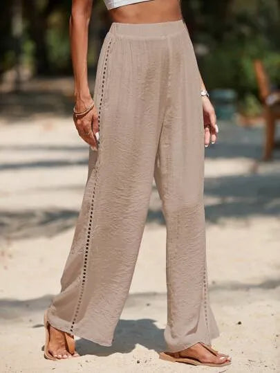 Effen Kleur Strandbroek Cover-Up