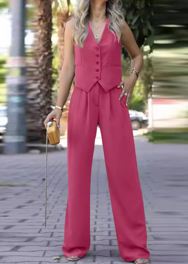 Elegant Dames Blazerpak Mouwloos Design