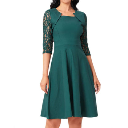 Elegante Aletta Maxi-Jurk met Bloemenprint