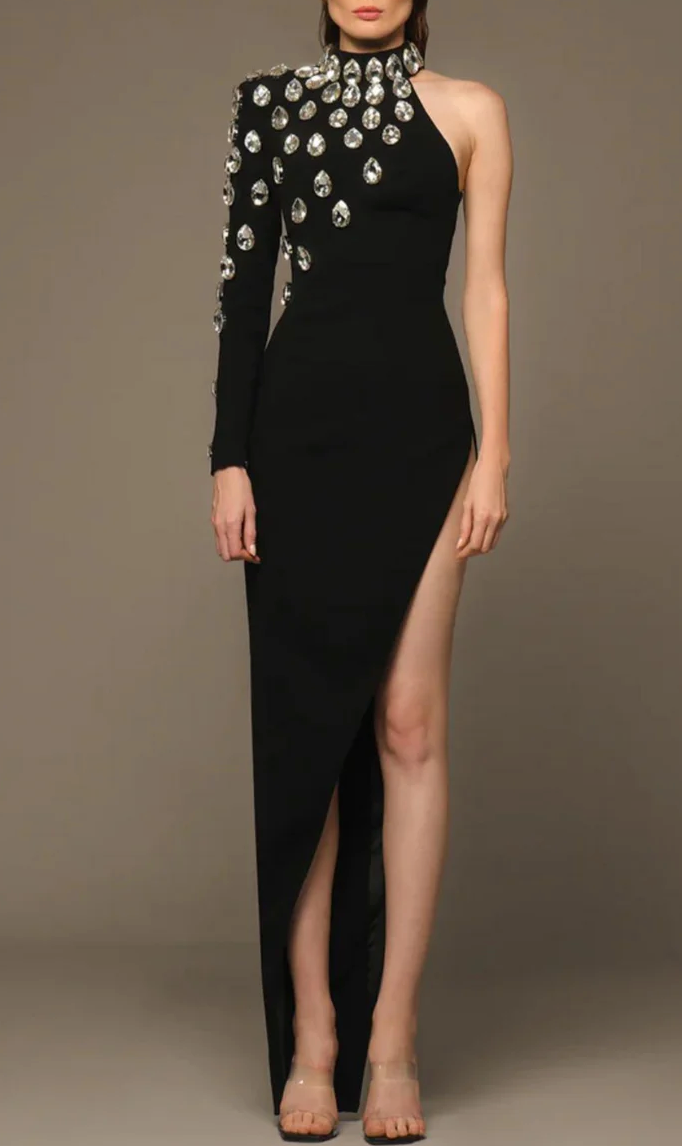 Elegante Avondjurk met Hoge Split - Glamour