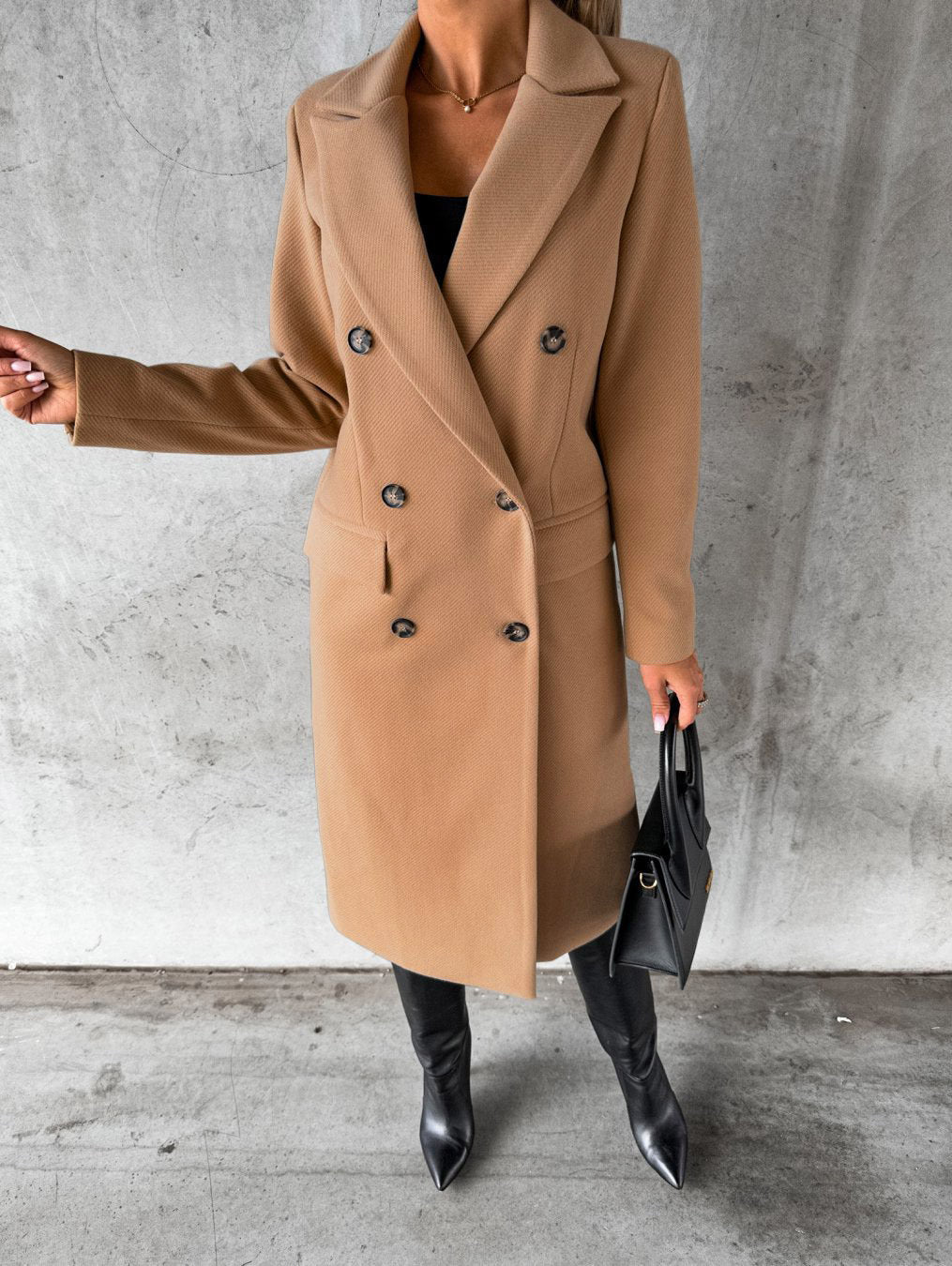 Elegante Comfortabele Lange Damesjas Jesse