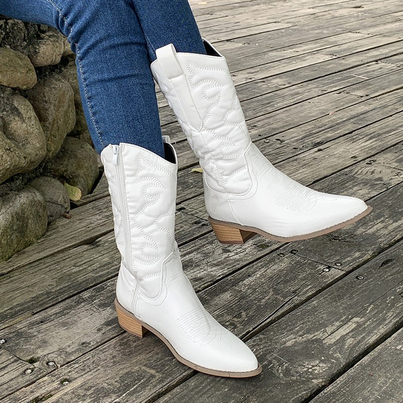 Elegante Dames Cowboylaarzen - Carina Stijlvol