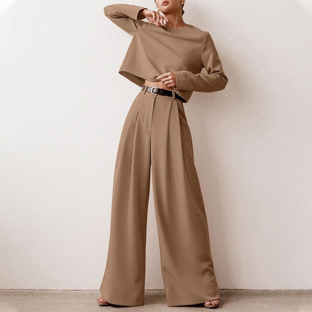 Elegante Dames Kleding Set Tweedelig