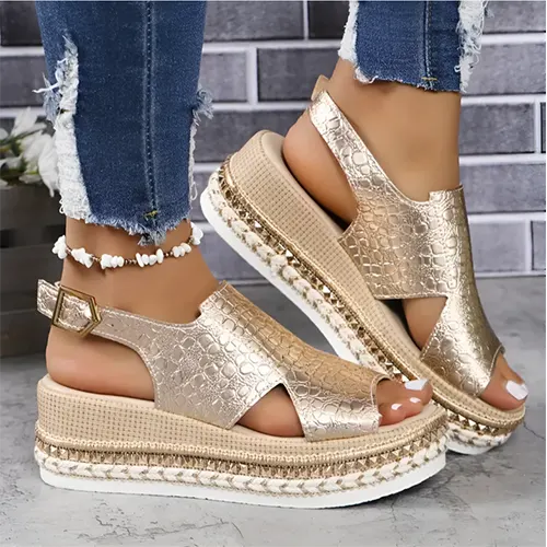 Elegante Dames Platform Sandalen Zomerstijl
