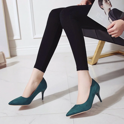 Elegante Dames Pumps - Hoge Hak Panterprint
