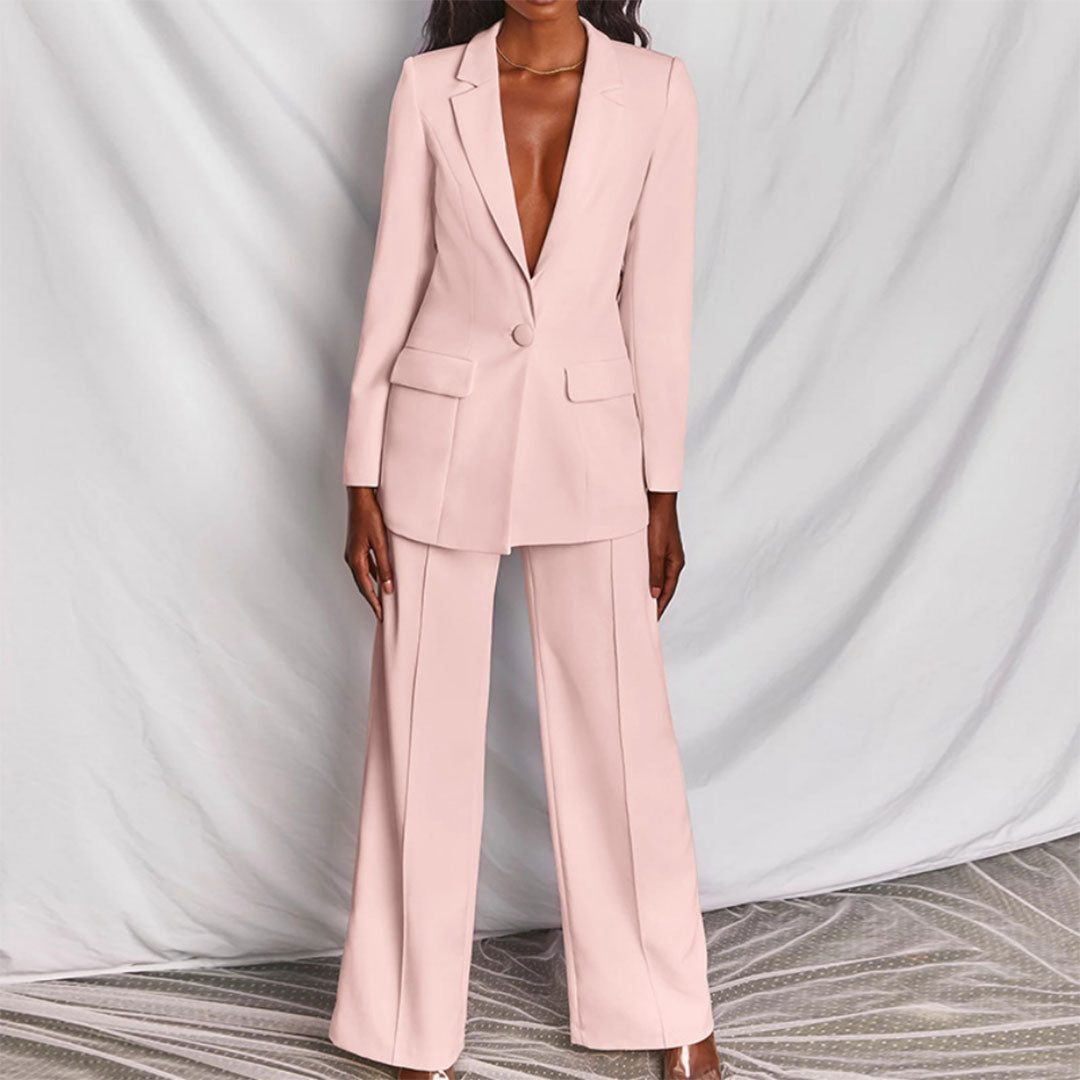 Elegante Damesblazer en Broek - Loradea