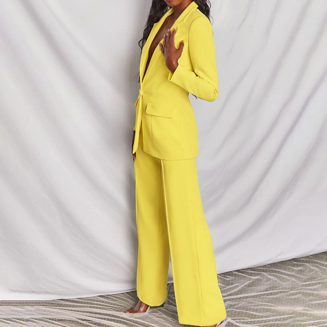 Elegante Damesblazer en Broek - Loradea