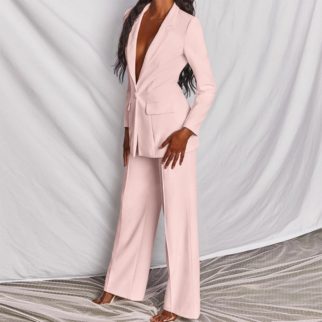 Elegante Damesblazer en Broek - Loradea